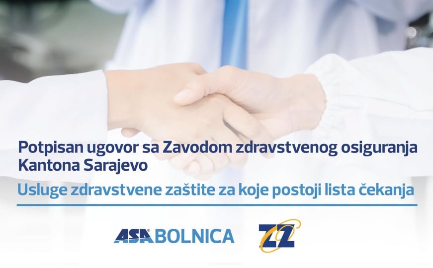 ASA Bolnica i Zavod zdravstvenog osiguranja KS potpisali ugovor: Dostupne usluge sa liste čekanja