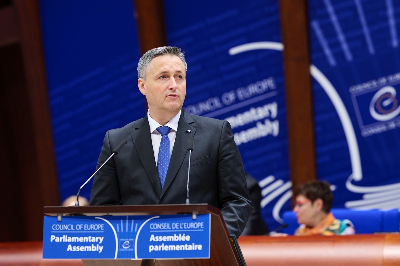 Obraćanje Bećirovića u Parlamentarnoj skupštini Vijeća Evrope