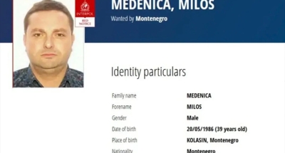 Miloš Medenica boravio na mjestima poznatim policiji