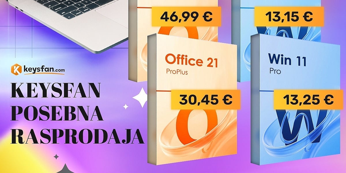 Povećajte svoju produktivnost za manje novca: Windows 11 za 13 EUR i MS Office 2021 za 30 EUR