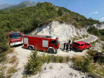 TEŠKA SITUACIJA Angažovan i drugi helikopter na gašenju požara na području Konjica