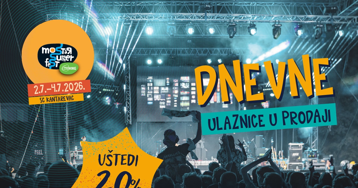 U prodaji dnevne ulaznice za "Mostar Summer Fest"