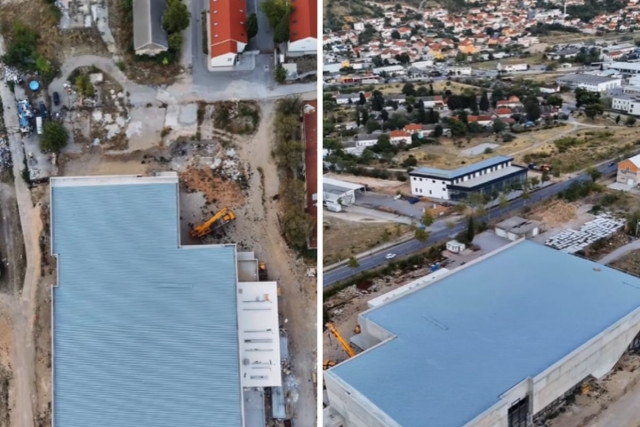 VIDEO Olimpijski bazen u Mostaru dobio krov, pogledajte snimke iz zraka