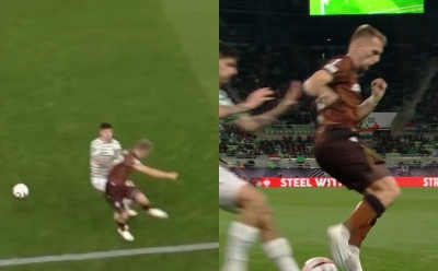 UEFA objavila snimak sjajnog poteza Memića: Petom probacio loptu kroz noge suparniku