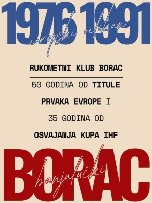 Svečana akademija RK Borac: Obilježavanje dva najveća uspjeha u istoriji kluba