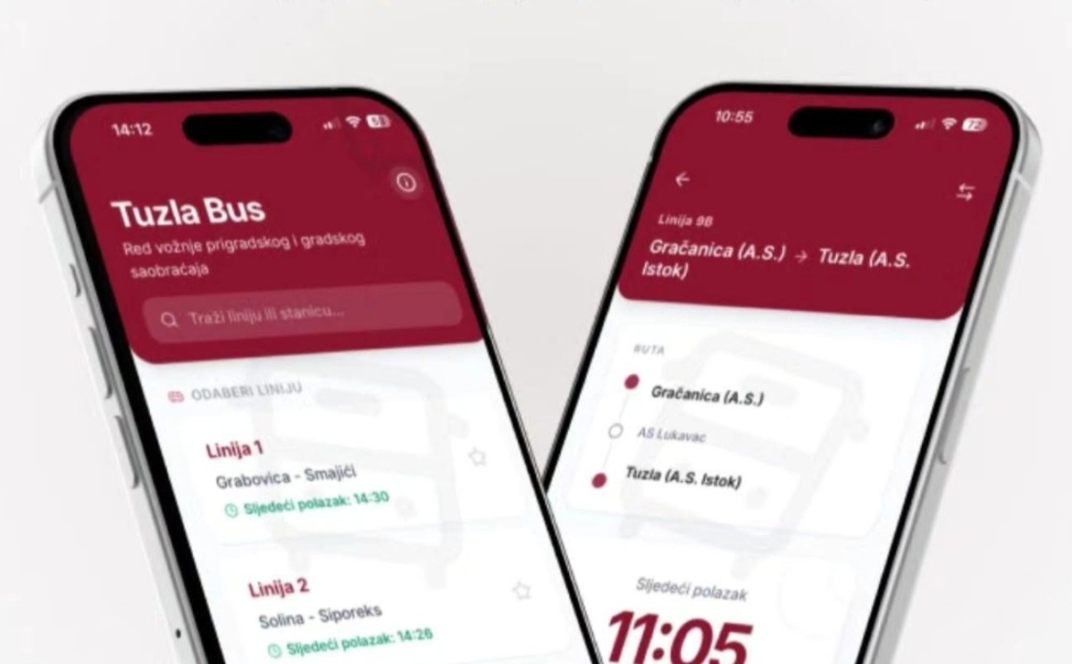 Pokrenuta platforma "Tuzla bus": Brz i pregledan red vožnje autobuskih linija