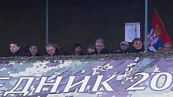 Vojna vježba Vojske Srbije s bojevom municijom: Vučić, Dodik i Stevandić u prvom redu