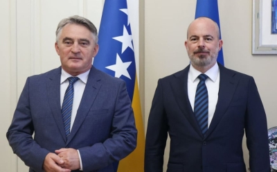 Željko Komšić u posjetu primio Johna Ginkela: "Produbit ćemo saradnju SAD-a i BiH"