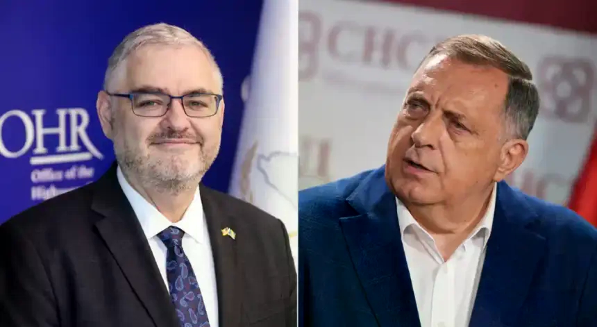 Crishock upozorio da RS blokadama ide ka odvajanju iz BiH. Dodik ga žestoko napao