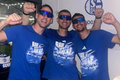 "NE ZOVI ME BRATE": Nikola Katić brutalno isprozivao njemačke medije usred velikog slavlja Schalkea