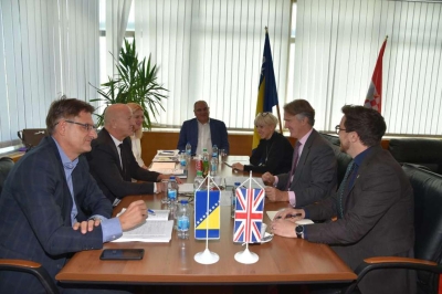 Bošnjak i Reilly: Nastavak suradnje BiH i Velike Britanije u oblasti sigurnosti