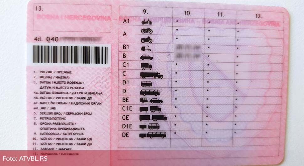 Да ли је возачка дозвола из БиХ призната у иностранству? Ево гдје важи и када