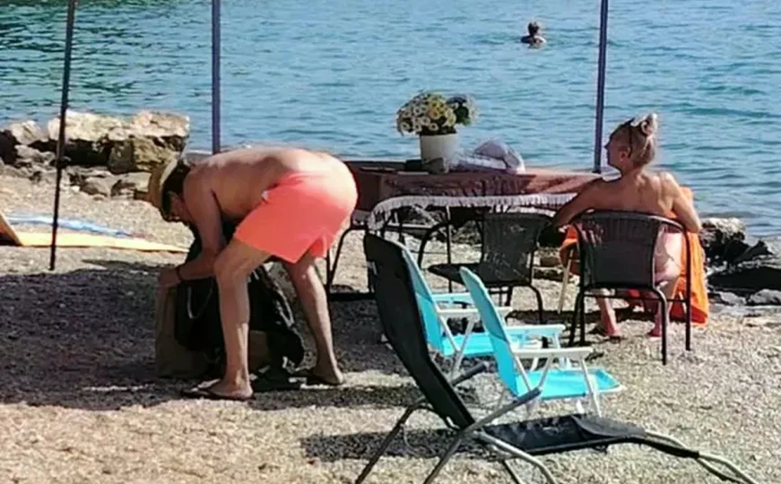 Još im samo kuhinja fali: Pogledajte šta su turisti uradili na plaži na Krku