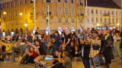 Video / Lukić postigao pogodak, a scene iz Zagreba obišle društvene mreže