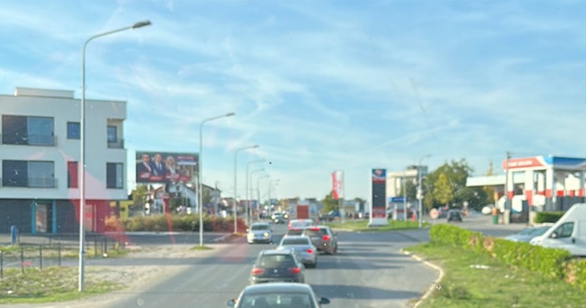 Udes u banjalučkom naselju Tunjice, gužva u saobraćaju