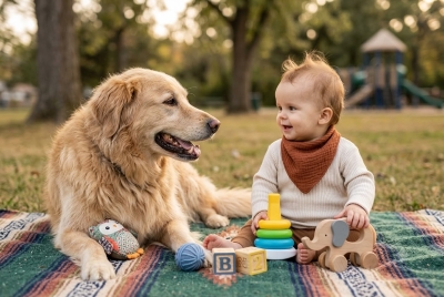 Bebe koje odrastaju uz pse su zdravije: Evo šta ih štiti
