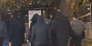 Maskirani muškarci u crnom napustili Ćacilend u centru Beograda nakon što je Vučić priznao poraz