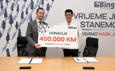 Bingo Group donirao 400.000 KM: Počeli radovi na izgradnji prve sigurne kuće u Trebinju