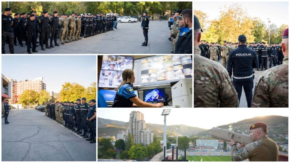 FOTO: Pogledajte MUP-ove detalje o obezbjeđivanju nogometne utakmice BiH-Švedska