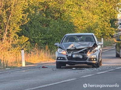 Sudar kod Zračne luke Mostar: Jedna osoba ozlijeđena