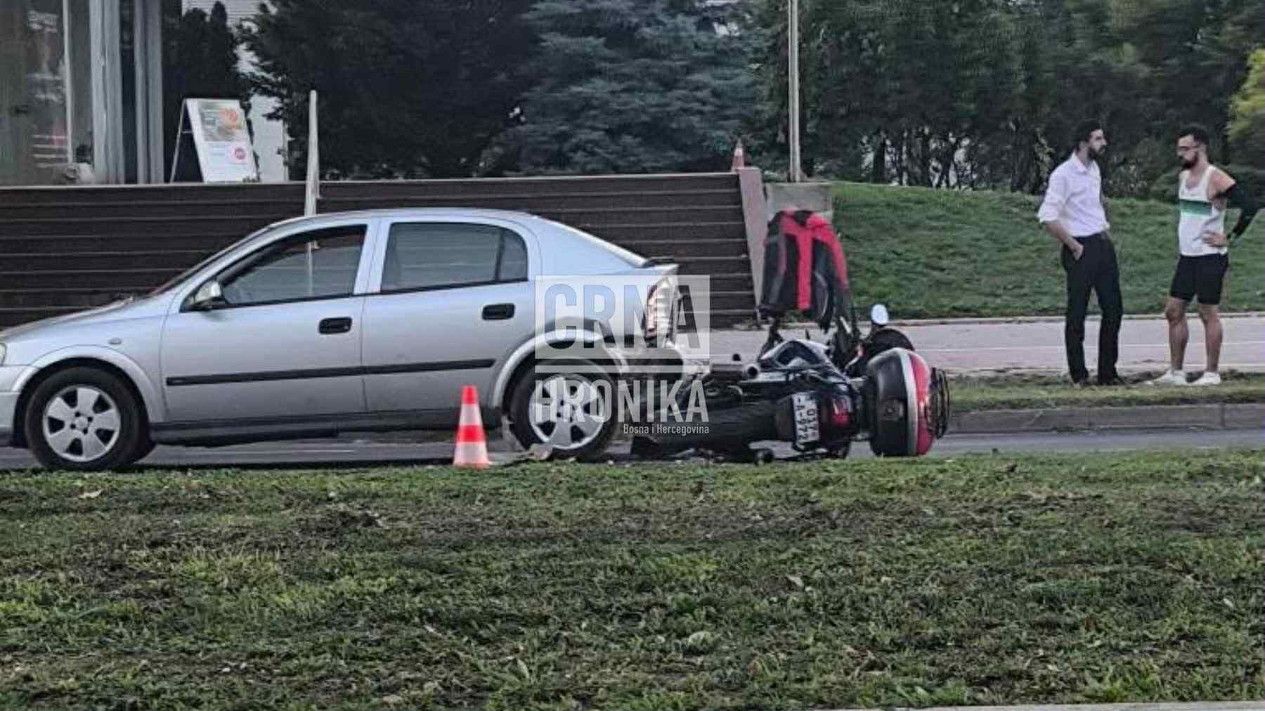 Nova nesreća u Sarajevu, ponovo učestvovao motocikl: Teško povrijeđena jedna osoba