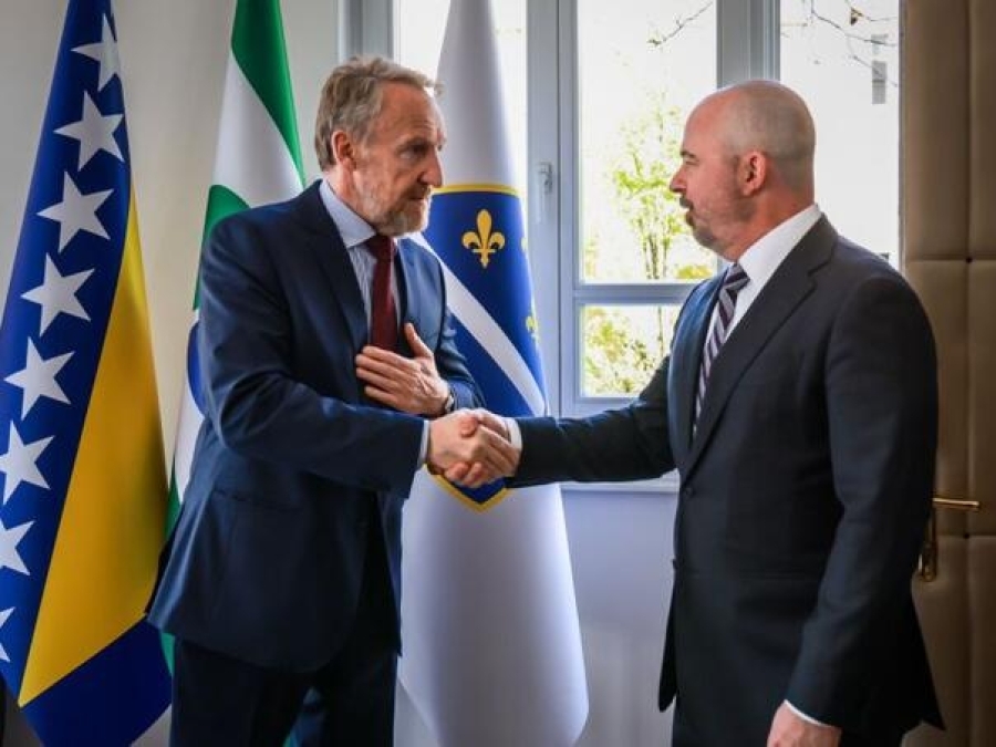 GINKEL S IZETBEGOVIĆEM O JUŽNOJ INTERKONEKCIJI: SAD i BiH jačaju veze