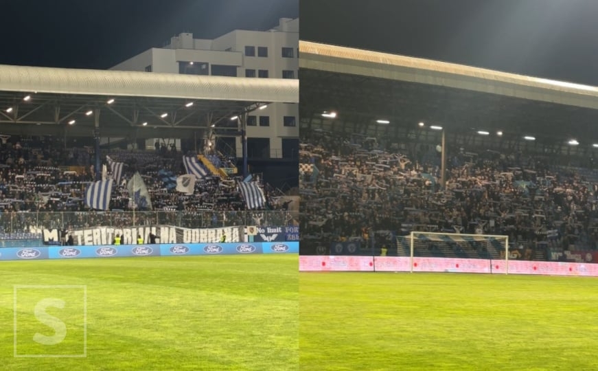 Sjajna atmosfera: Poslušajte kako navijači Željezničara pjevaju "Grbavicu"