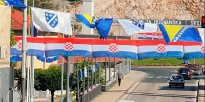 U Stocu postavljene bh. i hrvatske zastave uoči početka Mundijala
