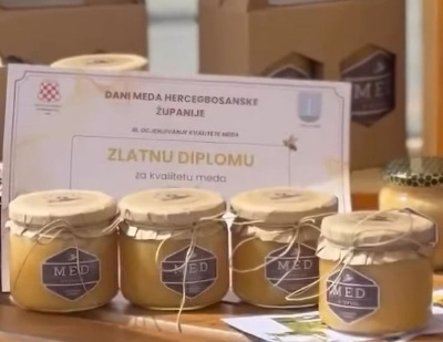 Dodijeljene diplome za kvalitetu meda na manifestaciji 'Dani meda HBŽ' u Livnu
