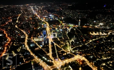 Sarajevo noću iz zraka: Prizor koji uvijek ostavlja bez daha