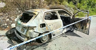 Poznat identitet: Adnan (37) tragično stradao nakon što se zapalilo i izgorjelo taksi vozilo