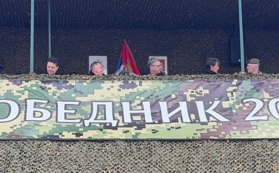 Srbija organizirala još jednu vojnu vježbu blizu BiH: Sve gledao Dodik sa svojom svitom iz RS-a