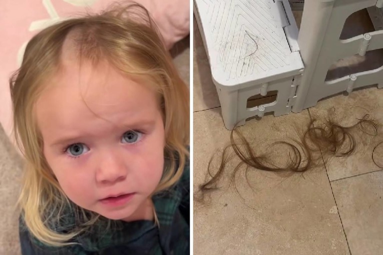 Djevojčica uzela očev aparat za šišanje, majka plakala kad je vidjela rezultat (VIDEO)