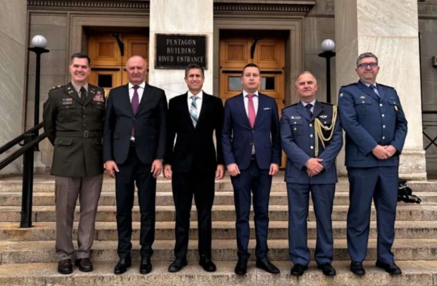 HISTORIJSKI SASTANAK U PENTAGONU: Helez i Zimmerman zapečatili novo vojno partnerstvo
