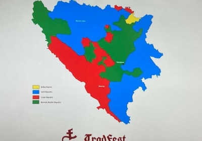 U Zagrebu danas predstavljena karta BiH sa tri entiteta