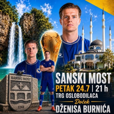 Sanski Most sprema veliki doček za Dženisa Burnića