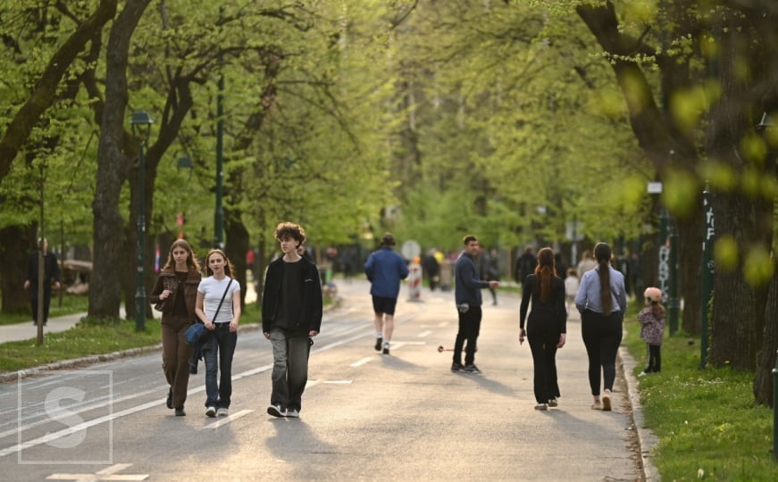 Nakon posla – pravo na Vilsonovo: Brojni građani iskoristili su lijep proljetni dan za šetnju