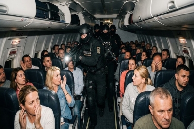 'ŠTA AKO IMAM BOMBU?! JA SAM TERORISTA...': Putnik iz Srbije napravio haos u avionu, intervenisale sigurnosne službe i ispraznile letjelicu