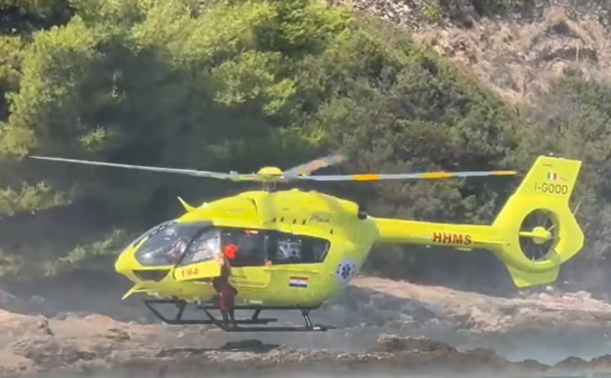 Pojavio se i snimak akcije: Pilot izveo skoro nemoguće kako bi spasio unesrećenog na Hvaru