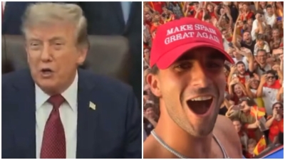 Junak Španije nosio kačket "Make Spain Great Again", oglasio se i Tramp