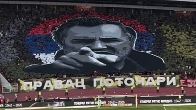Stigla smiješna kazna za Crvenu zvezdu nakon veličanja kasapina, ratnog zločinca Ratka Mladića