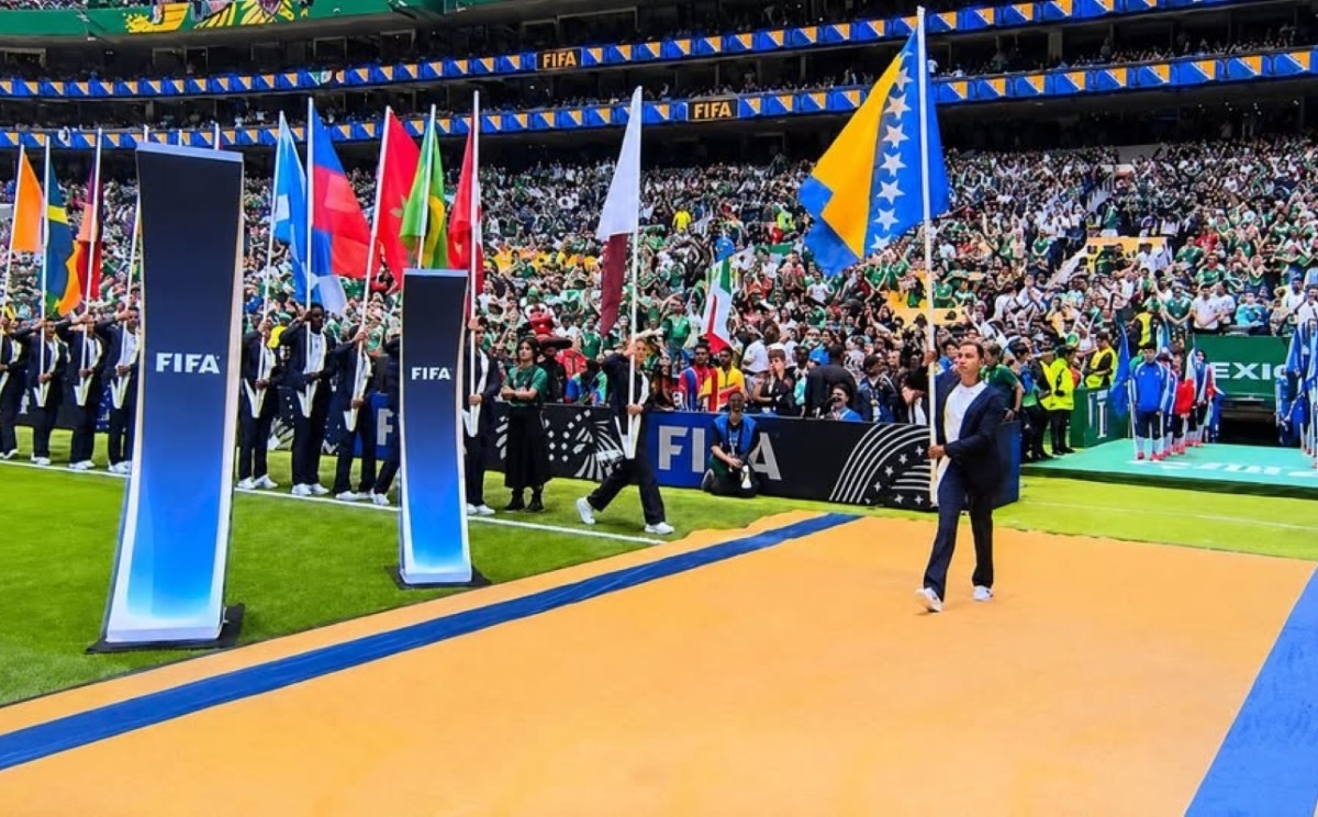 Zastava BiH se zavijorila na otvaranju Svjetskog prvenstva