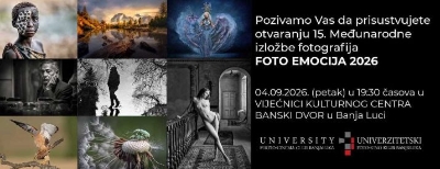 “Foto emocija 2026” u Banjaluci: U petak otvaranje 15. međunarodne izložbe