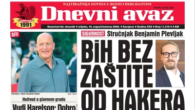 U današnjem "Dnevnom avazu" čitajte: BiH bez zaštite od hakera