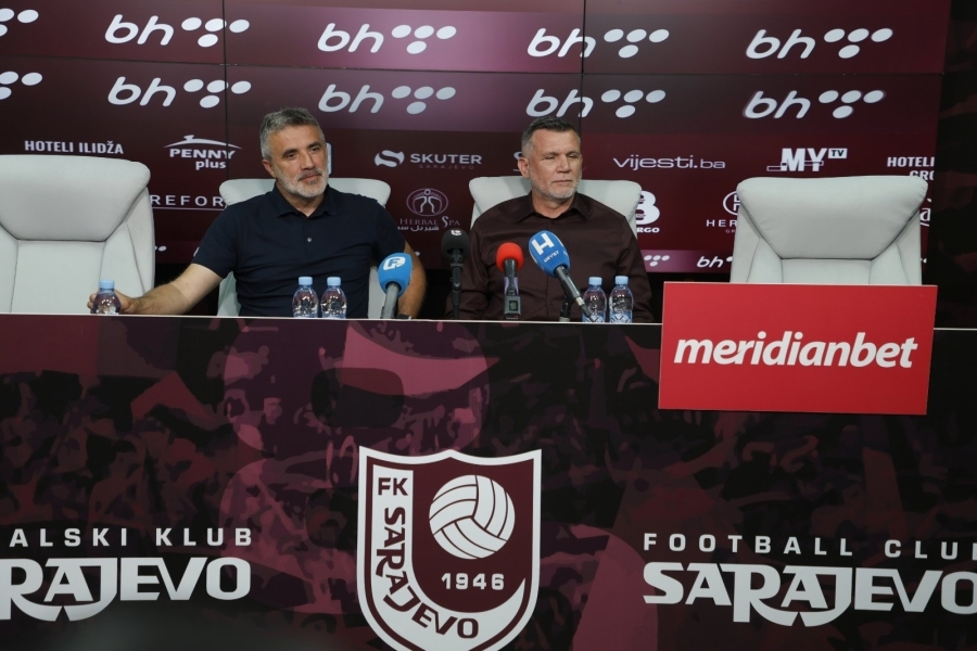 SARAJEVO IMA NOVOG ŠEFA: Zekić i Mamić podijelili karte, pljuštala obećanja na Koševu, poslali i poruku 'Zmajevima' pred Mundijal (FOTO)