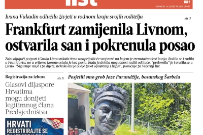 Ne propustite Večernji list BiH ove srijede: Pogledajte što izdvajamo u ovom tiskanom izdanju...