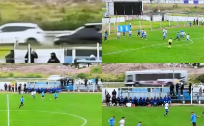 Tokom utakmice ispucao loptu i izazvao saobraćajnu nesreću