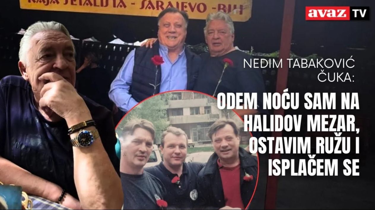 Video / Nedim Tabaković Čuka: Odem noću sam na Halidov mezar, ostavim ružu i isplačem se