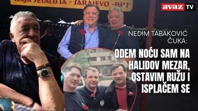 Video / Nedim Tabaković Čuka: Odem noću sam na Halidov mezar, ostavim ružu i isplačem se