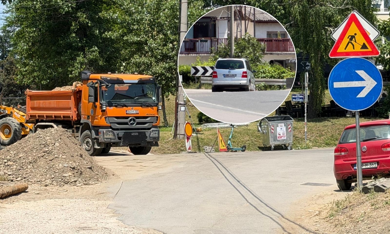 Radovi preseljeni u drugi dio Doca: Otvoren prolaz kod Crkvene, ali preko šljunka FOTO